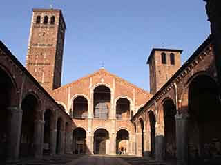  Milano:  Lombardia:  Italy:  
 
 Basilica of Sant`Ambrogio